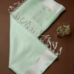 Soch Green Woven Pattern Dupatta-picture-38