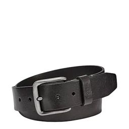 Fossil Brody Black Leather Solid Waist Belt-image-29