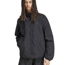 Adidas Originals Black Loose Fit Sports Jacket-image-36