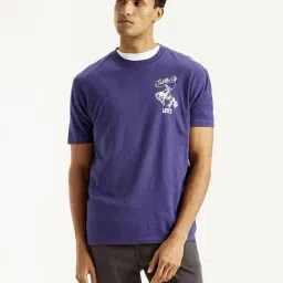 Levi's Purple Cotton Loose Fit T-Shirt-picture-49