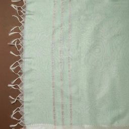 Soch Green Woven Pattern Dupatta image 3
