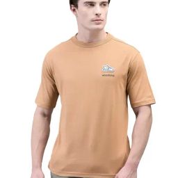 Woodland Mustard Regular Fit Crew T-Shirt-picture-36