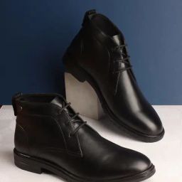Carlton London Men's Black Chukka Boots-image-39