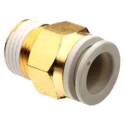 SMC Male Connector Fitting 1/4 inch (6.35 mm) Connection Screw and 6 mm Tube Size, KQ2H06-02AS-image-4