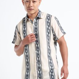 THE BEETEL HOUSE Geometric Woven Design Casual Shirt-picture-19