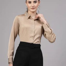 Style Quotient Gold Striped Shirt-image-62