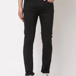 Red Tape Jet Black Skinny Fit Jeans-image-28