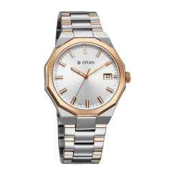 Titan 90212KM01 Dodecagon Analog Watch for Men image 2