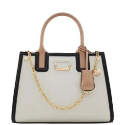 Aldo Beige Solid Medium Sling Handbag-12