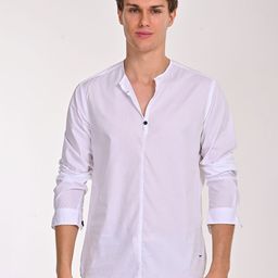 POE Men Smart Slim Fit Opaque Casual Shirt-image-32