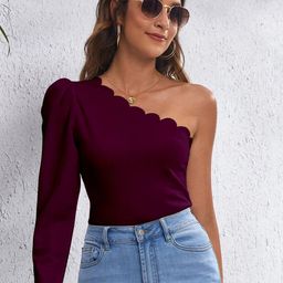 Stylecast X Slyck One Shoulder Puff Sleeve Top-picture-42