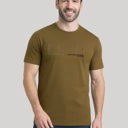 SUN 'N' SUMMER Typography Printed Round Neck Short Sleeves Cotton T-shirt-image-53