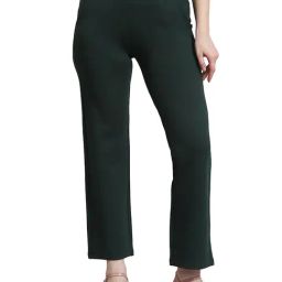 Monte Carlo Green Regular Fit Mid Rise Trousers-picture-43