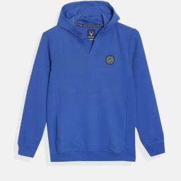 Allen Solly Boys Blue Cotton Striped Sweatshirt-image-95
