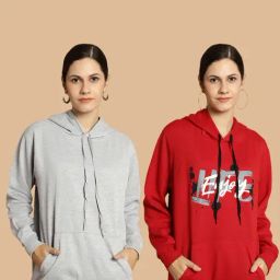 Vimal Jonney Maroon & Grey Printed Sweatshirt - Pack Of 2-picture-14