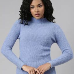 SHOWOFF Blue Regular Fit Top-image-71