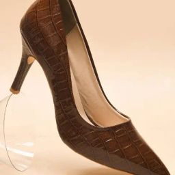 The White Pole Women's Brown Stiletto Pumps-image-79