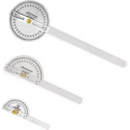 Sukhad Stainless Steel Goniometer Set of 3 Pcs with Knee Hammer and Measuring Tape, SKY-7867-41