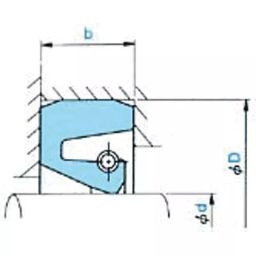 NOK φ180x220 mm MG Type Nitrile Rubber Oil Seal, MG 180 220 20-image-13