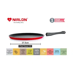 Nirlon Non-Stick Red Aluminium Cookware Combo Cooking Set image 2