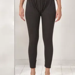 LUX Inferno Black Plain Top Leggings Set-picture-1