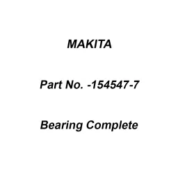 Makita Bearing Complete Suitable for JR3070CT, Part No 154547-7-picture-36