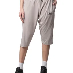 Vimal Jonney Light Grey Slim Fit Capris image 1