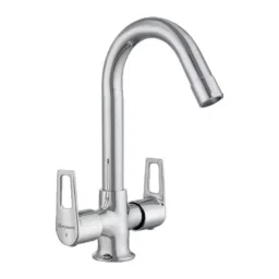 Parryware Center Hole Basin Mixer Espirion Series Silver Stainless Steel Chrome Finish, T7215A1-image-86