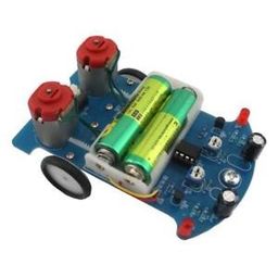 DIY D2-5 Intelligent Tracking Line Car Kit-24