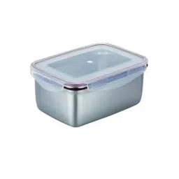 AS ONE Stainless Steel Square Container Lock Type 2600 ml, NO.8-1