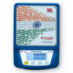 Eagle Blue Weighing Scale for Kitchen with 6 kg Capacity & 0.1 g accuracy, DLX-061-29