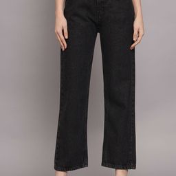 Zaahii Women Wide Leg High-Rise Jeans-image-21