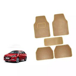 Auto Pearl CMBE87 Polyester Standard Mat for I20 (Beige)-image-87