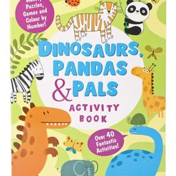 Puffin EL Dinosaurs Pandas and Pals Activity Book - English-12