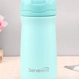 Servewell Ohio Stainless Steel Vacuum Bottle Teal - 350 ml-image-6