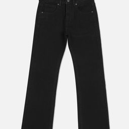 Pepe Jeans Full Length Straight Fit Washed Jeans - Black-image-9