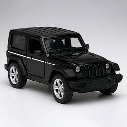 Fiddlerz Thar Die-Cast Car Toy 1:28 Scale with Pull Back Action Openable Doors Lifestyle SUV Premium Collectible Model Metal Car for Kids and Adults (Black)-image-106