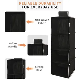 Aura Black Set of 2 Regular Multi-Utility Organisers image 4
