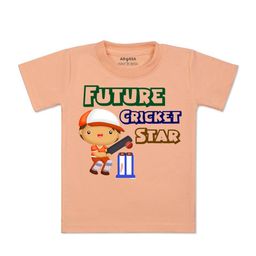 Arvesa Kids Typography Printed Applique T-shirt-image-73