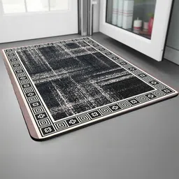 IVAZA Unisex Black Color Anti Slip Silicone Material Bath Mats For Bathroom-picture-49