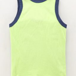 Cucumber Cotton Sleeveless Vests Pack of 3 (Color & Print May Vary) image 5