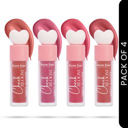 Seven Seas Set Of 4 Cheek Bloom Liquid Blusher And Lip Gloss- 5 g Each- 01- 02- 03- 04 image 4