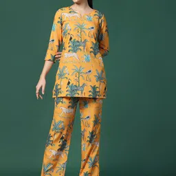 OMPAX Printed Tunic With Trousers Co-Ords-picture-49