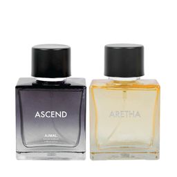 Ajmal Unisex Set of 2 Ascend  EDP & Aretha EDP 100ML each image 1
