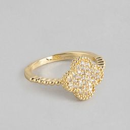 DressBerry Stone Studded Finger Ring-image-87