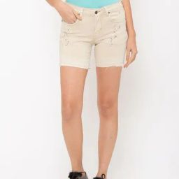 Globus Beige Printed Shorts-picture-31