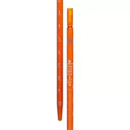 Supertek 5 ml Class A Graduated Pipette Mohr Type with Calibration Certificate, Amber, 75.302.0055 (Pack of 10)-5