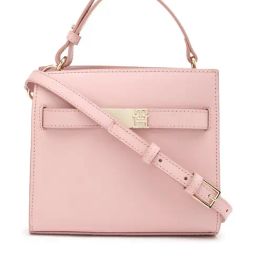TOMMY HILFIGER Women's Foggy Pink TH Heritage Mini Satchel-26