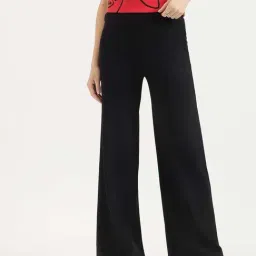 United Colors Of Benetton Black Regular Fit Pants-picture-49