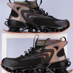 Atom Men's Spring Edge Alpha 1 Black Running Shoes image 1